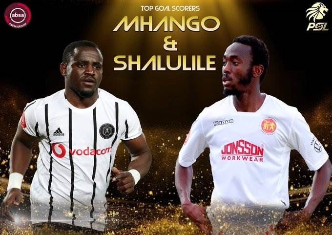 Absa Prem top scorer - Gabadinho Mhango and Peter 