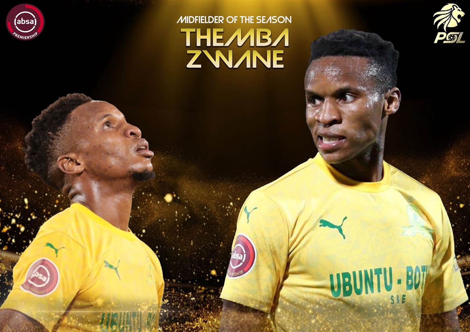 Absa Prem Midfielder of the Season - Themba Zwane