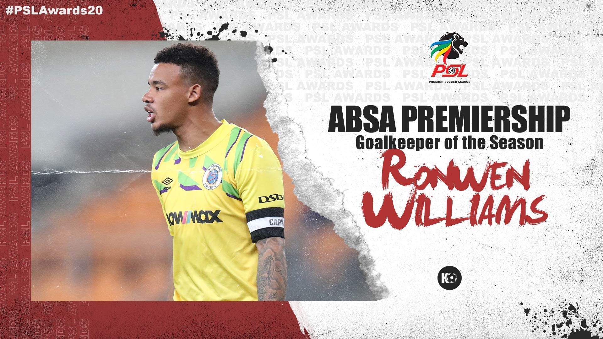 Absa Prem Goalkeeper of the Season - Ronwen Willia