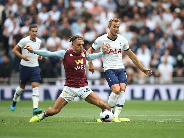 Jack Grealish (Aston Villa) & Harry Kane (Tottenha