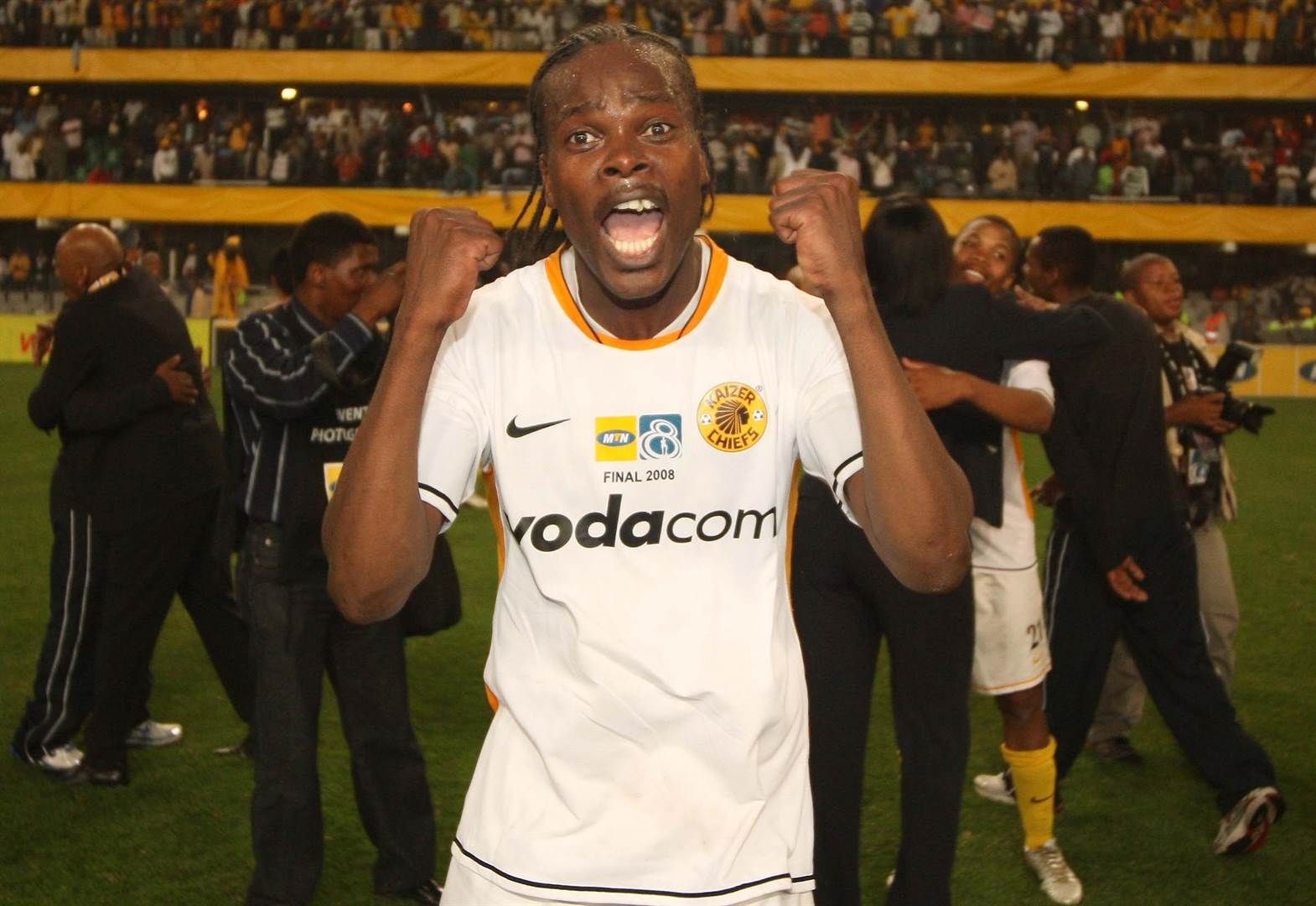 Arthur Zwane - who is now joint caretaker coach - 