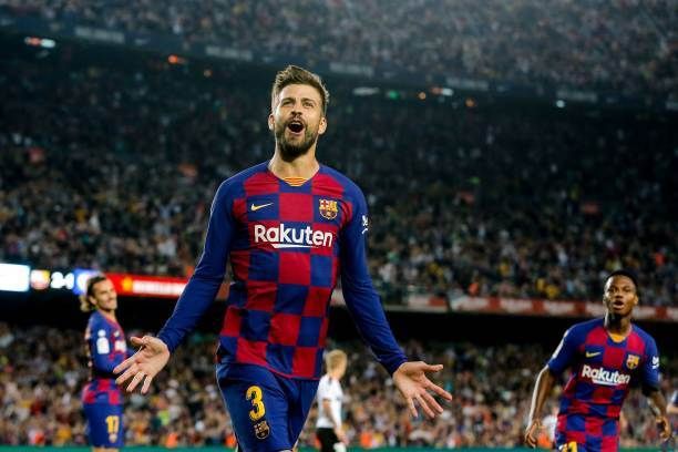 6. Gerard Pique – 37 trophies