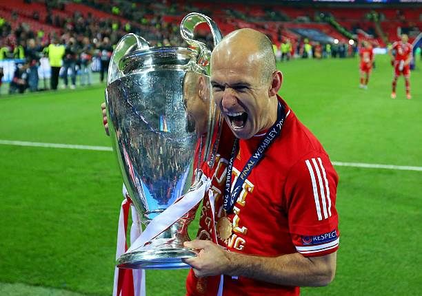 9. Arjen Robben – 32 trophies