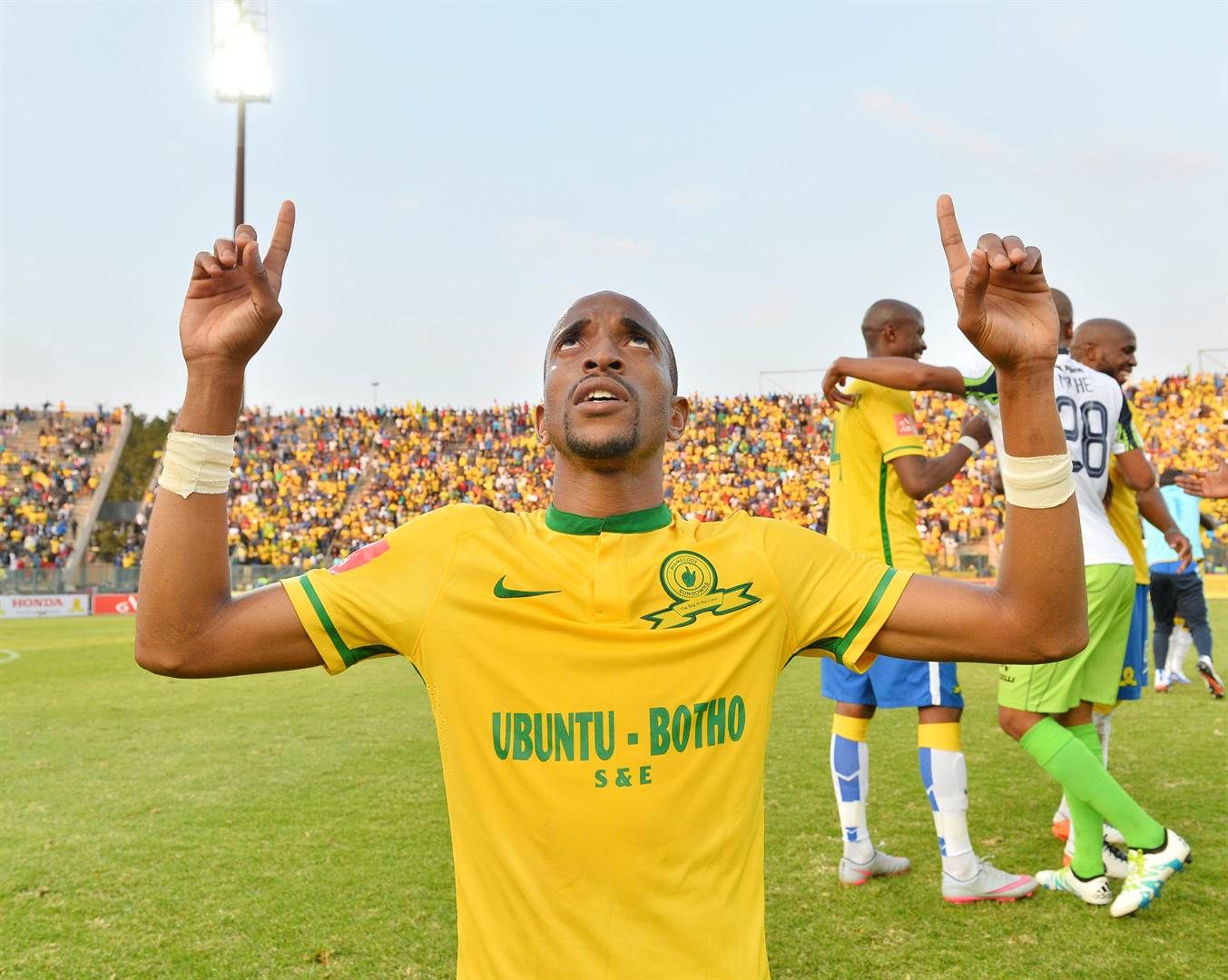 Scroll right to see the Mamelodi Sundowns' exit li
