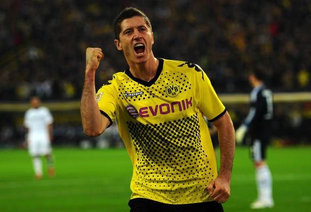 Robert Lewandowski - Scored four goals for Borussi