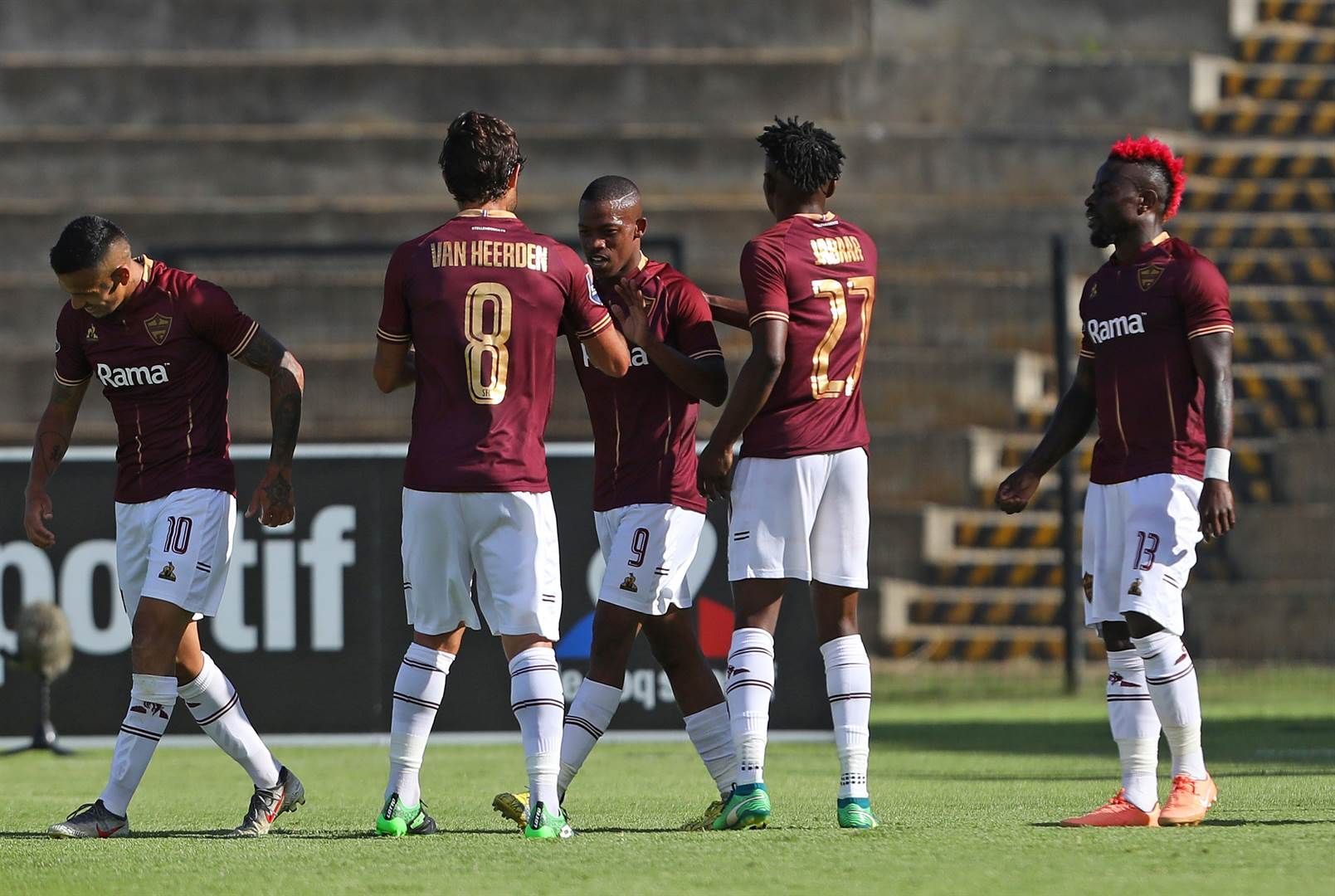 =5. Stellenbosch FC – 25 yellows / 1 red (28 disci