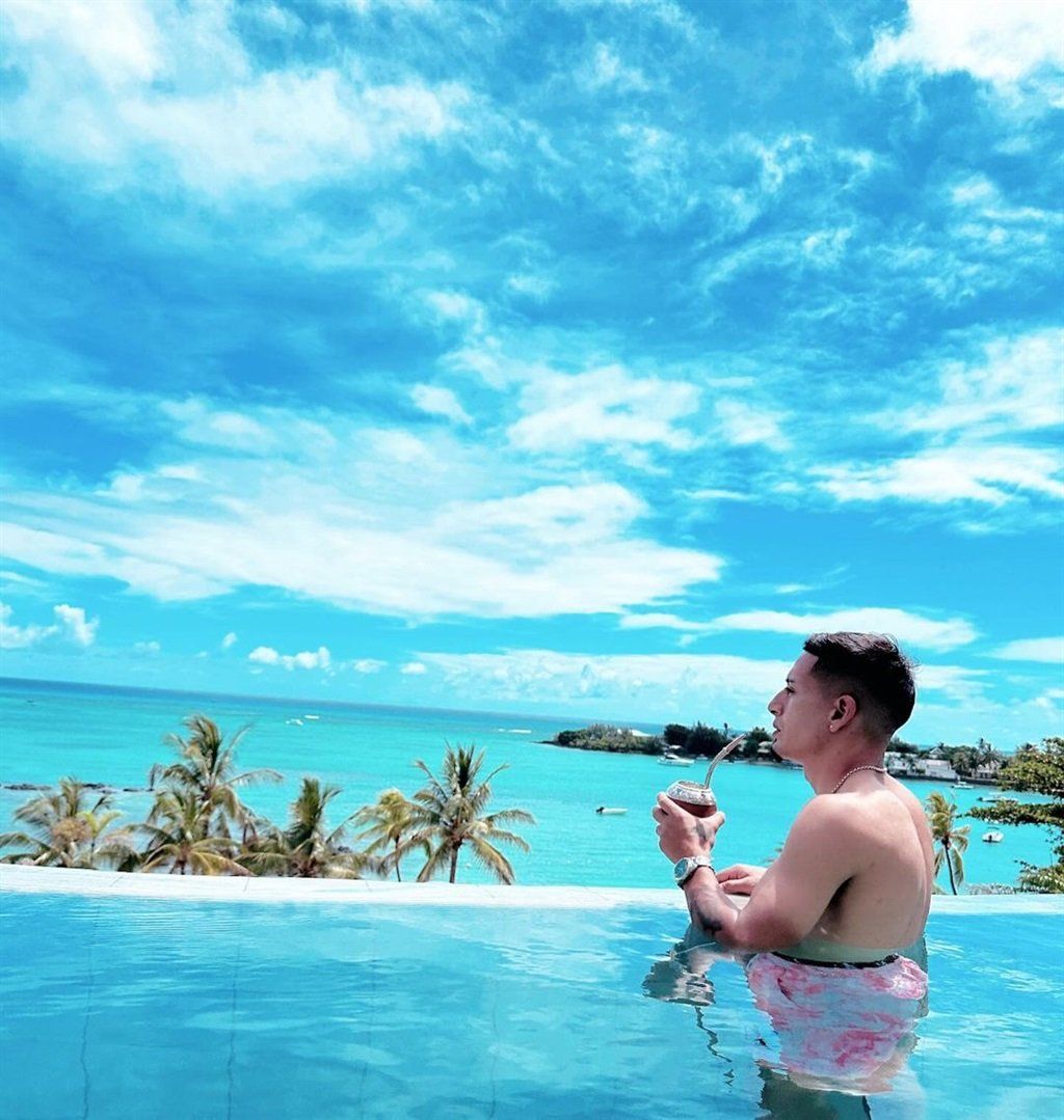 Gaston Sirino enjoying Mauritius.