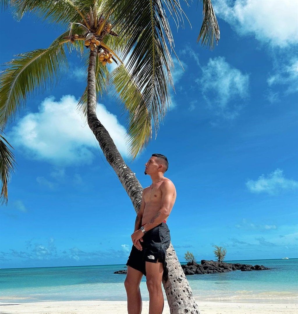 Gaston Sirino enjoying Mauritius.